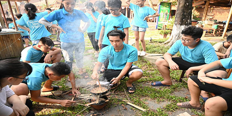 Trại hè Đội TNPT là nơi giúp các em học sinh nâng cao tinh thần đoàn kết